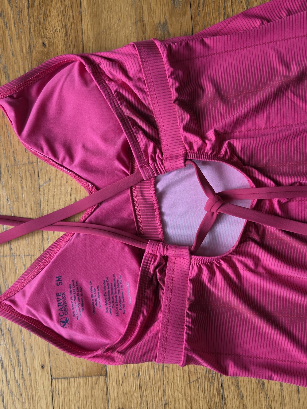 Carve Designs Bright Pink Swim/Sun Dress NWOT - Picture 4 of 5